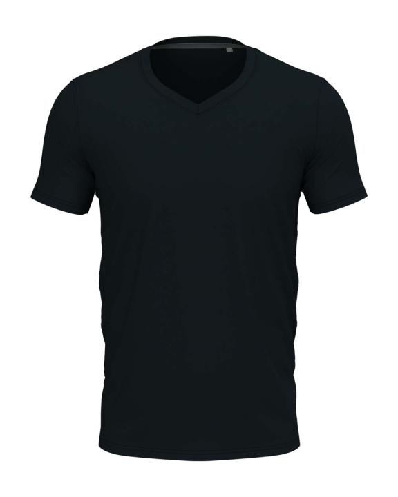 Stretch-T V-neck for men